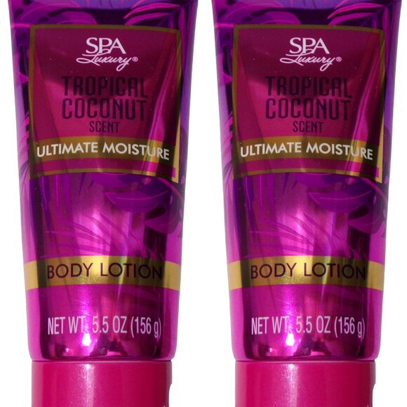 Spa Luxury Tropical Coconut Ultimate Moisture - Body Lotion 5.5oz Set - Picture 1 of 1